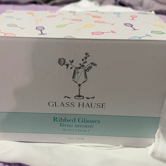 Elegant Blue Glass Tumblers - Picture 3 of 5